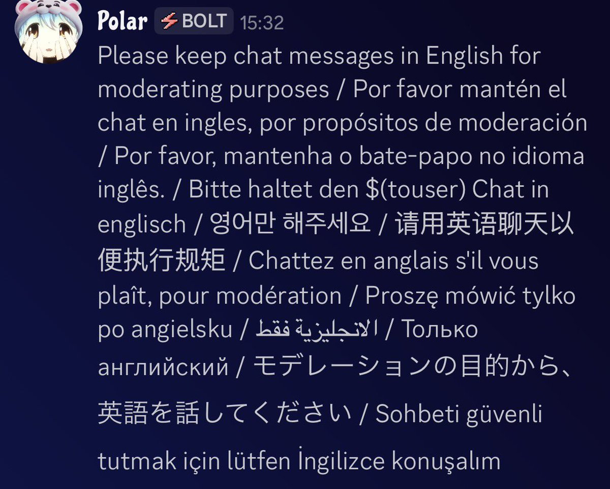 Zromboid's tweet photo. Hi if you speak a different language please let me know if these are correct, these have been collected from chatters but ive been told they arent all right.. https://t.co/rdzVA7D6DN