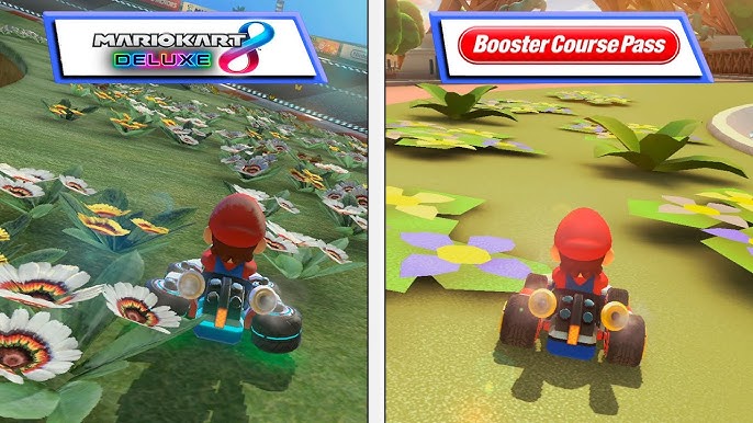 RoseMarieAnon's tweet photo. Mario Kart Tour's lasting legacy will be having infected Mario Kart 8 Deluxe with some of the ugliest tracks imaginable. https://t.co/0ybCAKKfIQ