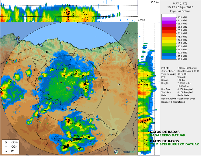 Euskalmet's tweet photo. #Orain #Ahora
🌩 Ekaitz-gune batzuek aktibo jarraitzen dute Arabako iparraldean https://t.co/QFX9raLSEi