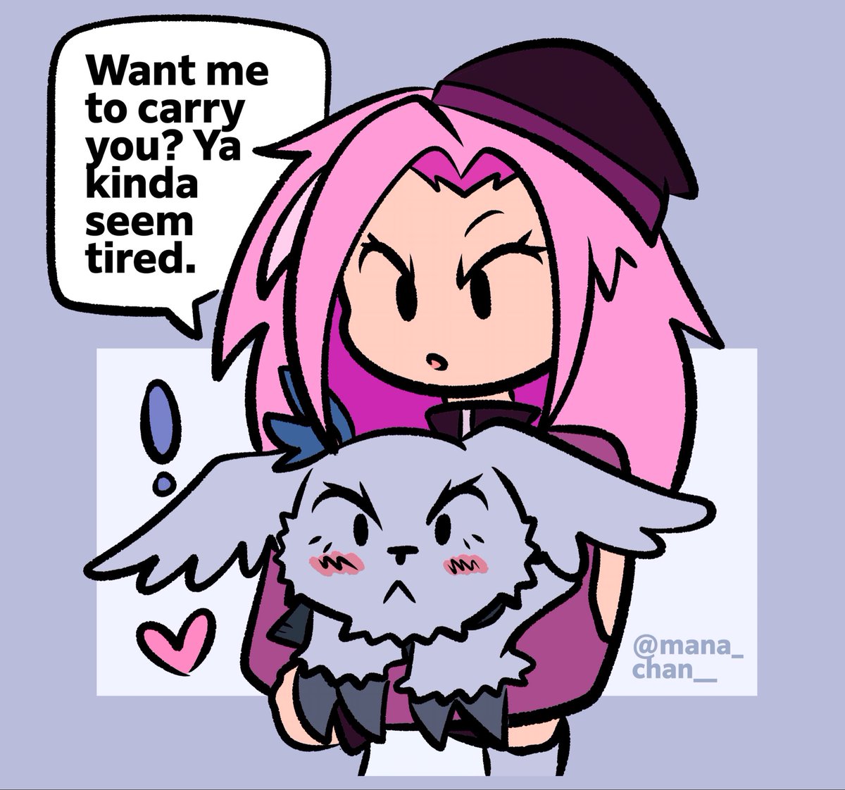 mana_chan__'s tweet photo. carrying my Gazimon like this #digimon https://t.co/56ZvAh9Ktn