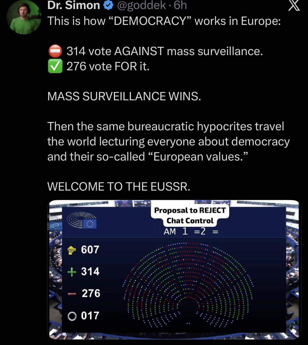 kadmitriev's tweet photo. The dirty tricks of the EU “democracy” https://t.co/C2ttWQKJmj