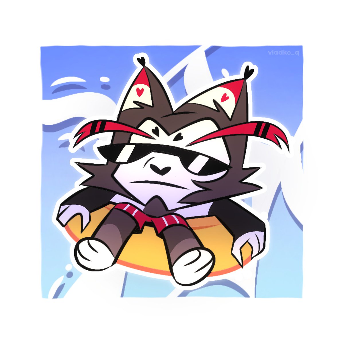 vladko_Q's tweet photo. Ready for summer 🏖️
#huskerdust #hazbinhotel https://t.co/tD55VKMB35