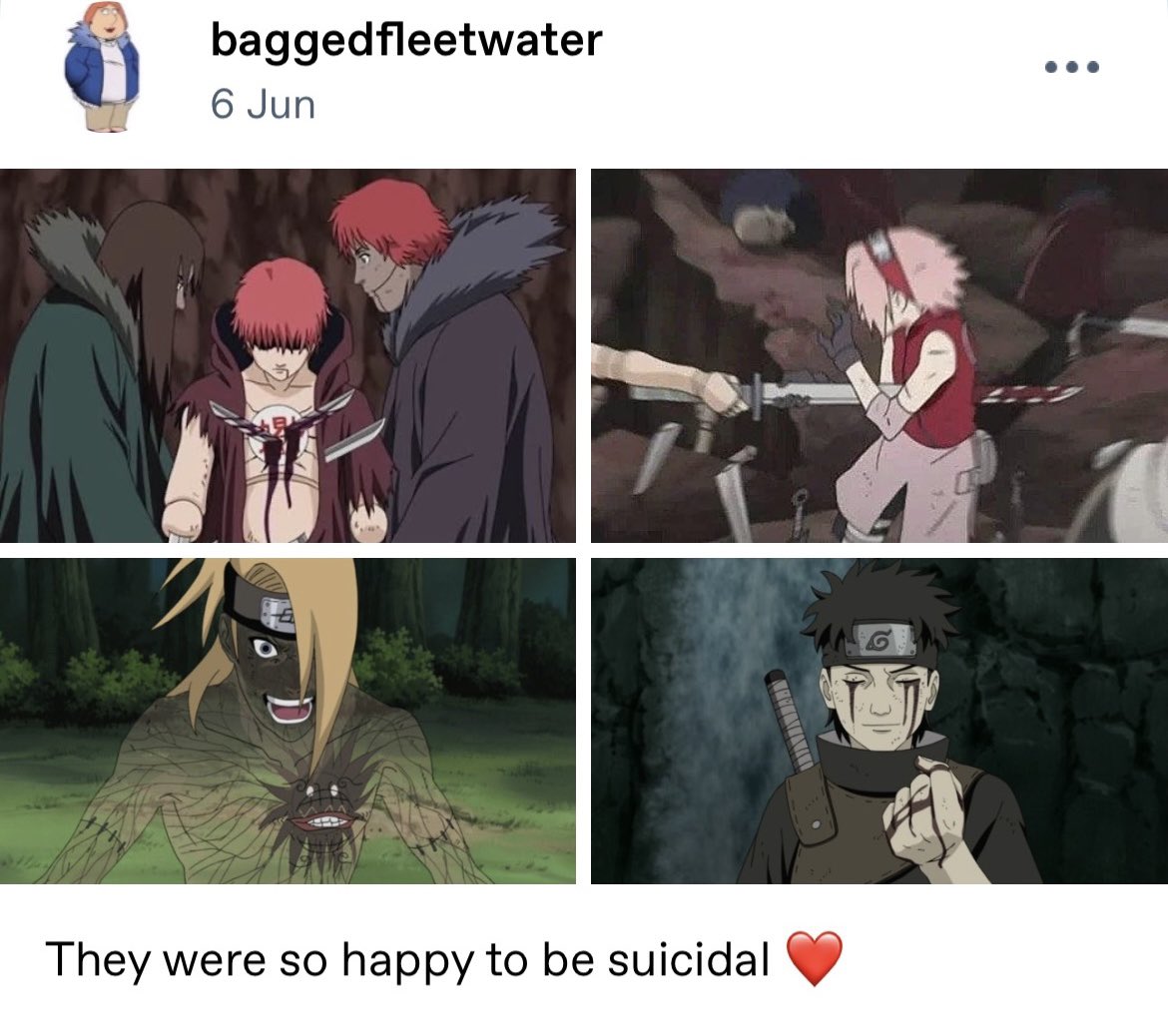 Eternalbyakugou's tweet photo. i was almost surprised seeing sakura there and then everything clicked, she’s actually the most suicidal one there 😭 https://t.co/vxOmrXr71V