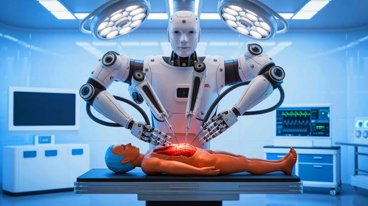 valuetainment's tweet photo. NEW: A humanoid robot has performed surgery for the first time in history. https://t.co/WSGhsHTdYM