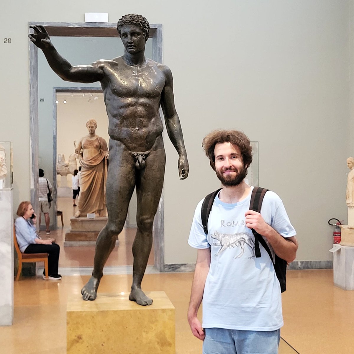 PLArchaeoAthens's tweet photo. We were delighted to welcome #PAIA member Dominik Pieniądz to Athens, where he attended the Intl Summer School Athens: Ancient Polis/Modern Metropolis at NKUA. His programme included lectures, museum and site visits, field trips, and a presentation of his own research. #PAIA_Life https://t.co/4Pc9H1t2Us