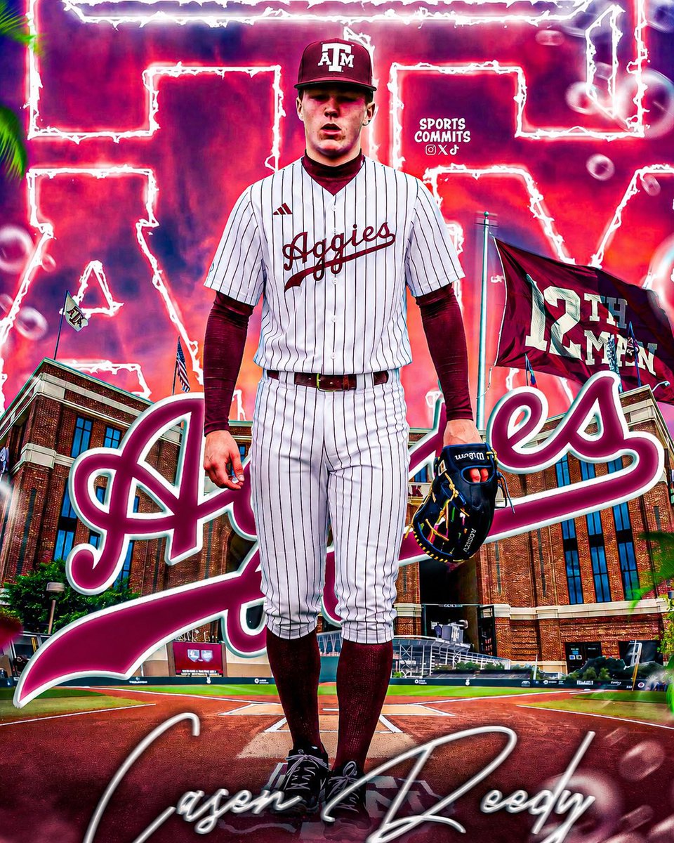 casen_reedy4's tweet photo. All glory to God! Thank you to the entire A&M coaching staff for the opportunity. Gig em! #committed
@earleybaseball @BarryEnright45 @DylanOlsonawski @CliffPenn7 @ncain39 https://t.co/0l2HAmH1IW