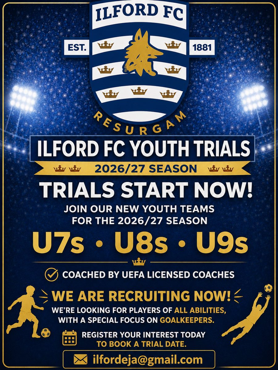 IlfordFC1881's tweet photo. https://t.co/h6FyEhccaS