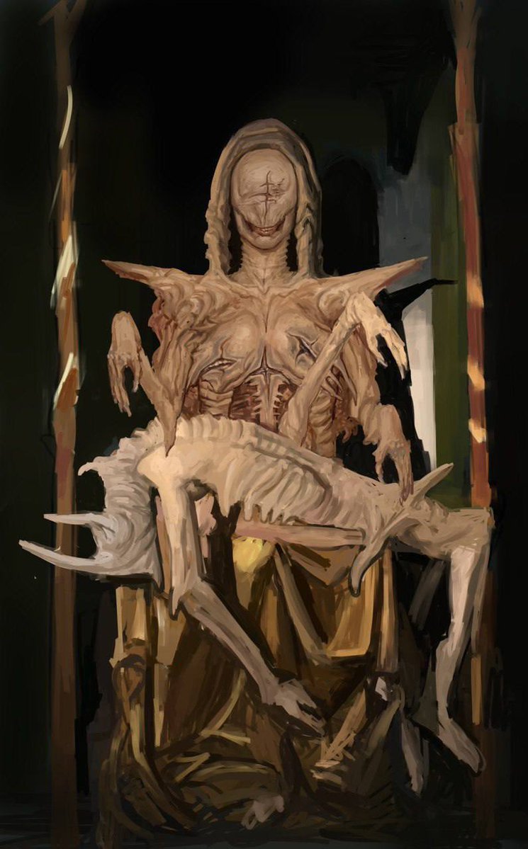Sacryflix2's tweet photo. Old piece
#horrorart #bodyhorror #liminal https://t.co/xznFdSbMzs