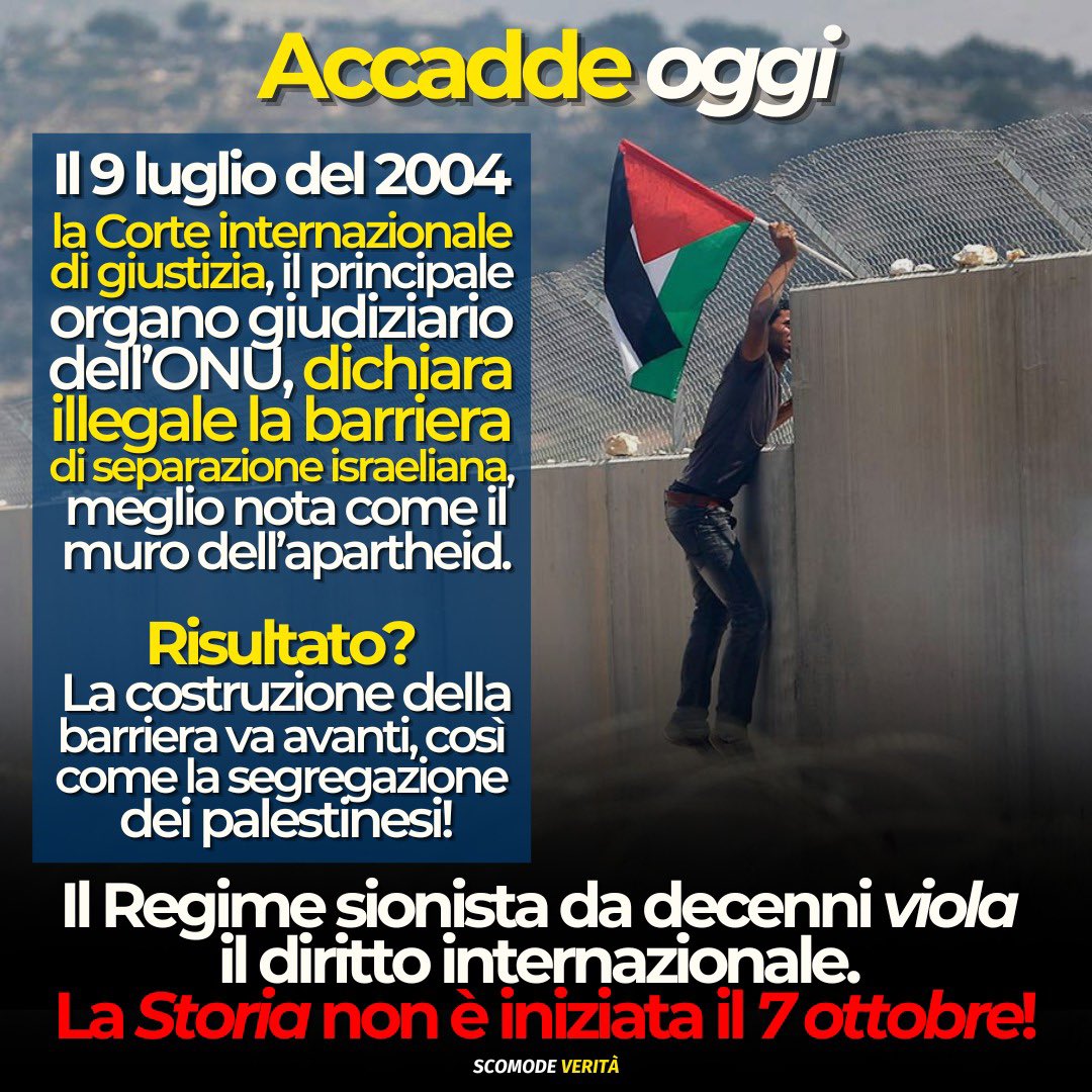 ale_dibattista's tweet photo. Eppure dalle nostre parti c’è chi ancora chiama il Regime sionista “democrazia” e che vuole farci credere che la Storia sia iniziata il 7 ottobre. Ma la Storia non è iniziata il 7 ottobre! Leggete qui 👉 https://t.co/LQv7oLhXtu e iscrivetevi al mio canale Substack https://t.co/2IPbeAccK8