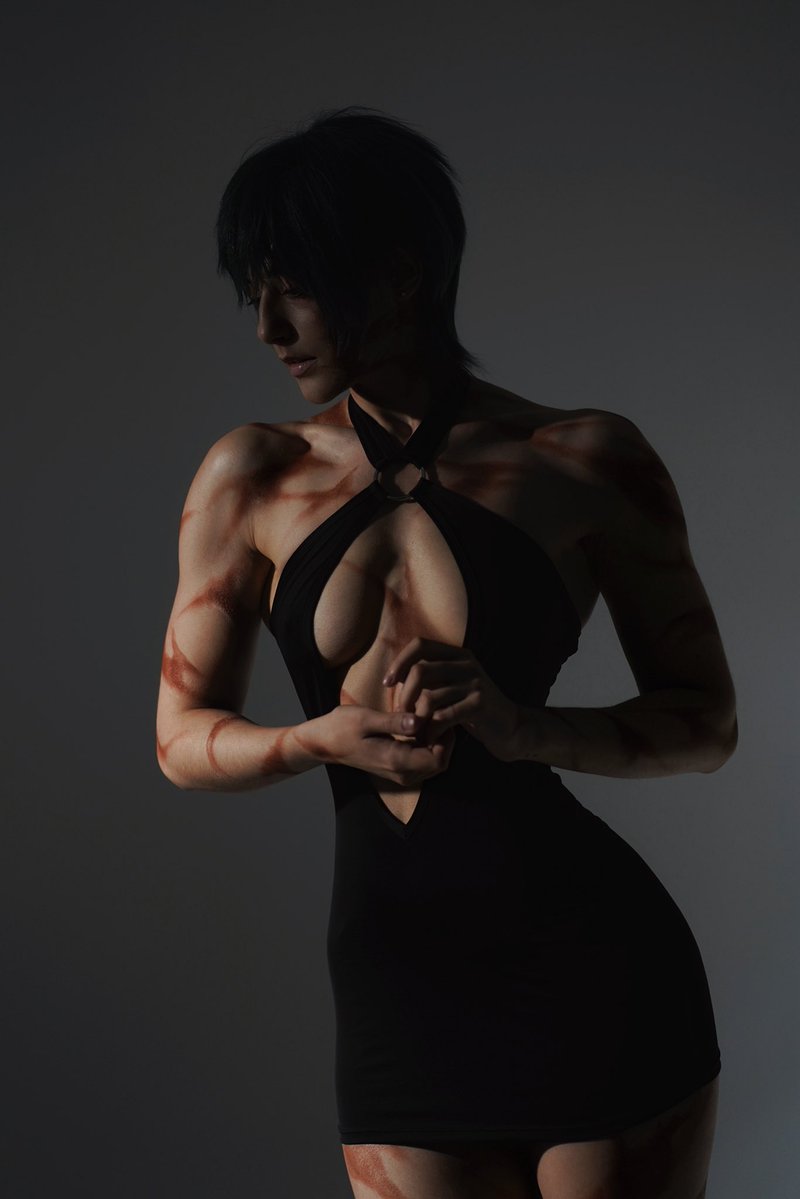 kimekomimi's tweet photo. here’s the result!!🖤 https://t.co/aqvR7p7UCq