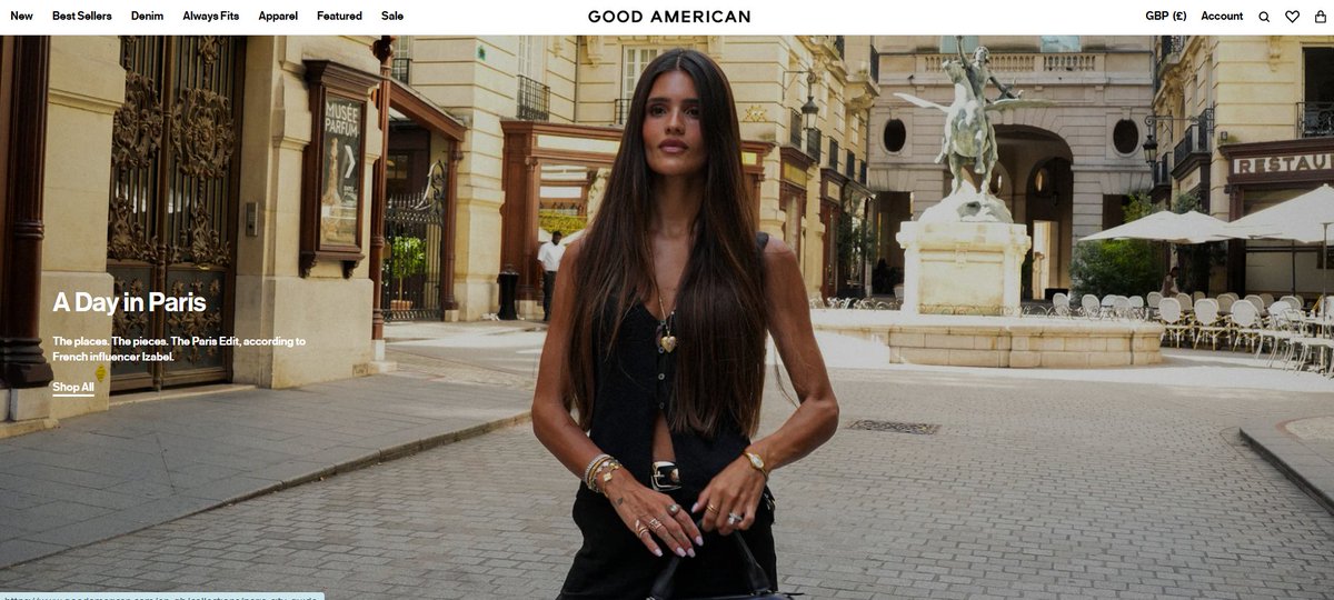 TheCable101's tweet photo. Claims that Good American are stealing ideas from a new fashion retailer continue to grow among fashion and beauty insiders.

The fashion retailer who has been doing multiple screenings to industry insiders recently received a flurry of reports that Good American once again was imitating their idea: This time their Paris page idea.

Hair & Make Up stylist who has previously worked on  Nelly, Kylie Minogue & Blue concerts had this to say to TheCable.orgNews:
"Days after their Paris page goes up, Good American change their website page to something about a day in Paris? Why is Good American doing an edit in Paris, it's so off brand."

A UK British beauty blogger added:
"Its like they're trying to make a point? But its a completely different target group. So I don't get it. Or maybe we're just seeing things?"

A Personal stylist whose day to day tasks include shopping for notable clients in Harrods and who will be joining the fashion retailers Prive Fit Me team said this:
"I hope it's not true. Emma Grede is a respected person in this industry. But it doesn't look good. Next thing you know, they'll be trying to offer the same Made To Fit jeans - which will just be unsavoury."

New heritage arts designer trading as Laeult who is launching his handcraft silk shirt collections exclusively to the fashion house joked "They have a Scottish page celebrating all things Scottish. Are they going to copy that as well?"

The brand had previously pitched their venture to Good American co-founder Emma Grede in 2023 and 2024 which failed to get a response from the global entrepreneur a fact that has been confirmed by TheCable.orgNews who have seen pitch letters to the business mogul.

Are Good American copying an unknown UK fashion brand?

We'll be following this story and keeping you updated.

The fashion brand launches its online store and showrooms later this month.
@Pinterest @pinterestbiz @PinterestUK
@PinterestFR @Dior @RalphLauren @NETAPORTER @Mango @businessnews @loosewomen @fashionnews0 @Fashionista_com @thecableng @BBCWorld @ReutersBiz @BusinessInsider @BoF @fashion @theview @varleyofficial @elleusa
@meshkiofficial @KZiabari @TheView
@ThinkingAtheist