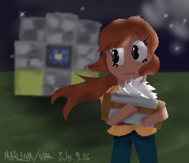 Imnotmiz0's tweet photo. "!?" #minecraft #fanart https://t.co/74dGJLL48r
