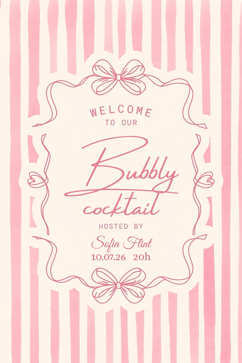 ffromsof's tweet photo. para celebrar o lançamento do bubbly cocktail, a so fine convida todos para uma pool party 🩷

sexta-feira às 20h.

open bar de espumante rosé e tequila.

traje: moda praia. https://t.co/zVxDD2ahkH