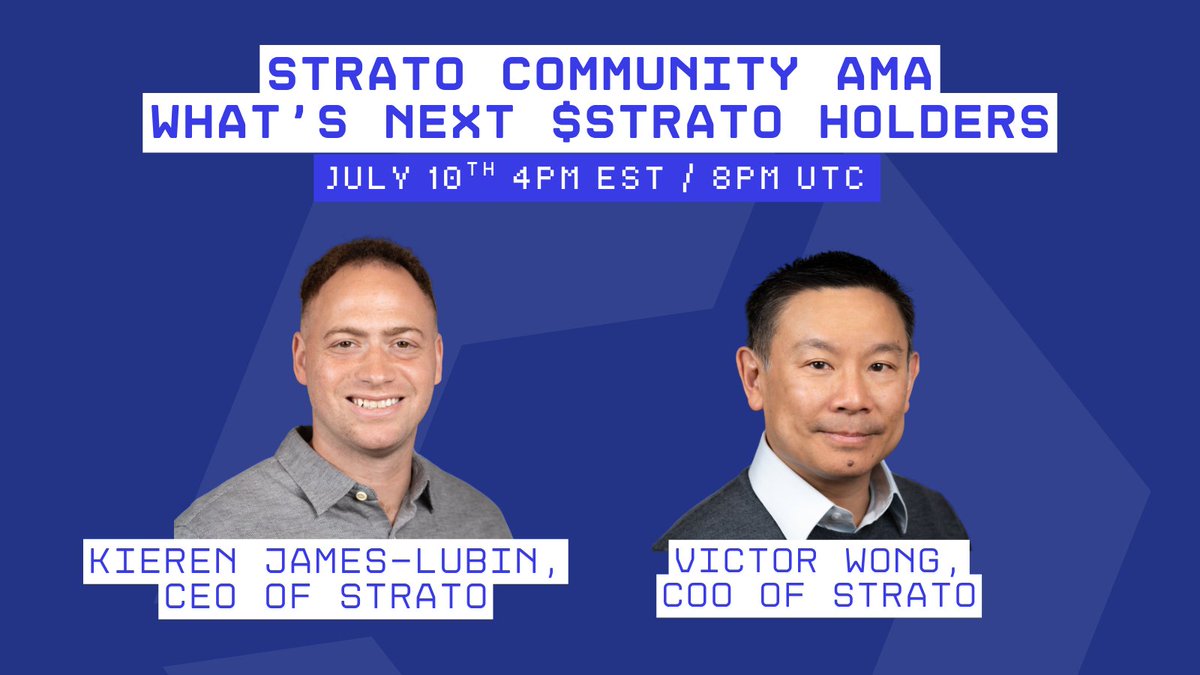 As some of you may be aware... $STRATO STAKING IS NOW LIVE. 