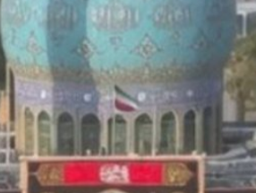 HusaynAnonymous's tweet photo. @IMbeatreas if you zoom in real close in the "real" one the iranian flag in middle dont have the emblem but the "ai" one does. Also on the "real" one on the left khameneis face looks distorted. so your "real" one is actually ai and the one you say is "ai" is actually real https://t.co/YiYCh9R23b