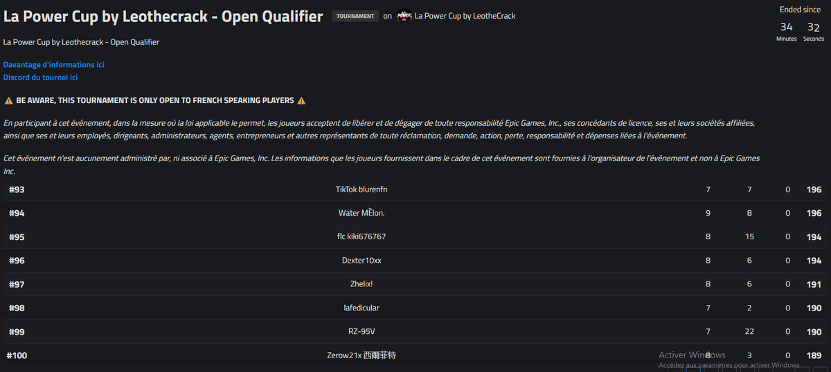 zerowfnbr's tweet photo. Qual demi finale @leothecrack_  power cup 5000$ enfin un peu de chance dans cette vie. https://t.co/ye4XiYe7am