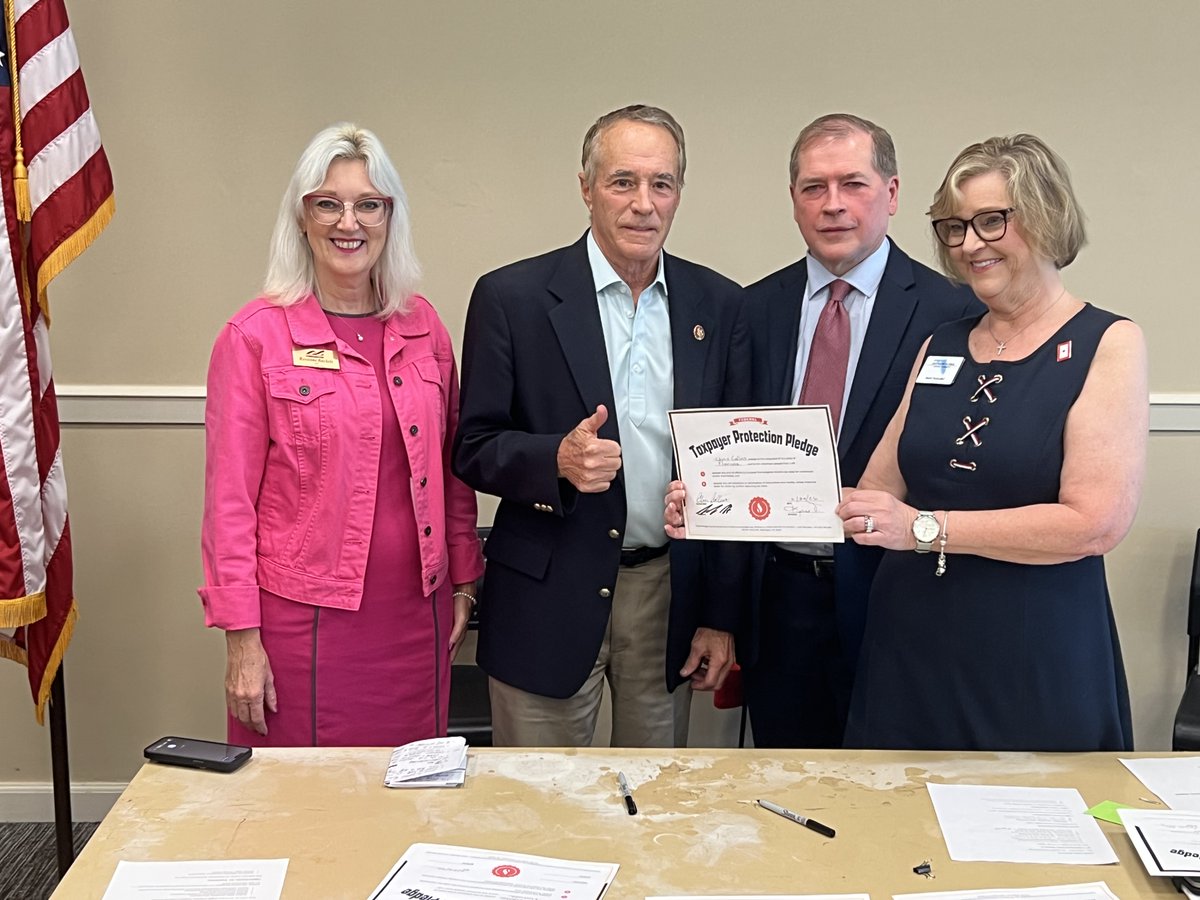 CollinsFL19's tweet photo. Every dollar the government takes is a dollar out of your pocket. I'm proud to sign the Taxpayer Protection Pledge because your money belongs to you, not to Washington. https://t.co/BpQsdyOmqk