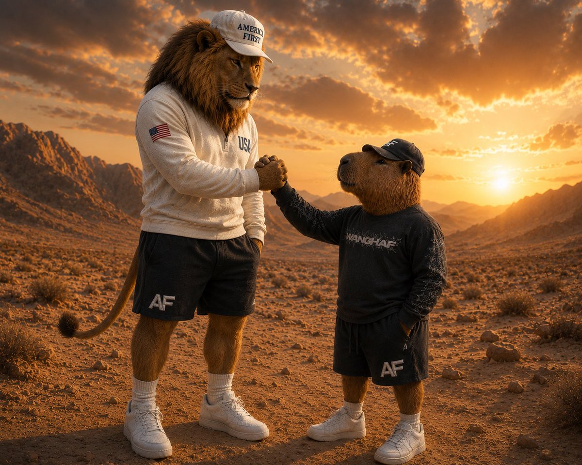 AlaskanGroyper's tweet photo. On this historic day I Alaskan Groyper, as delegate for the lions den, declare peace between the lions and capybaras❤️unity wins https://t.co/seUgUv9pmo