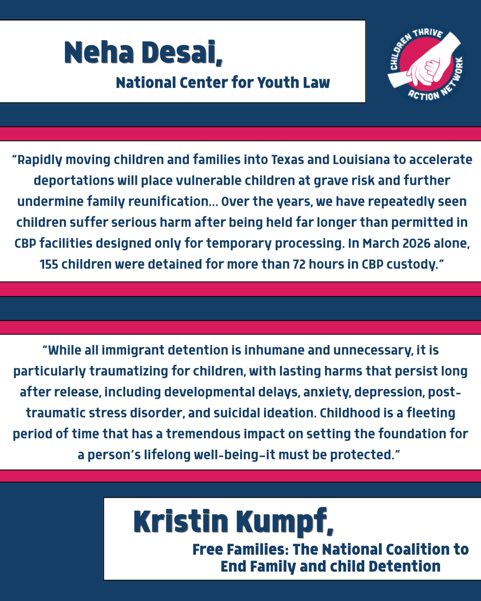 LetKidsThrive's tweet photo. [2] Read the full statement from children's advocates at: https://t.co/4BzvFUSO7i. https://t.co/fpxhxYIv2S