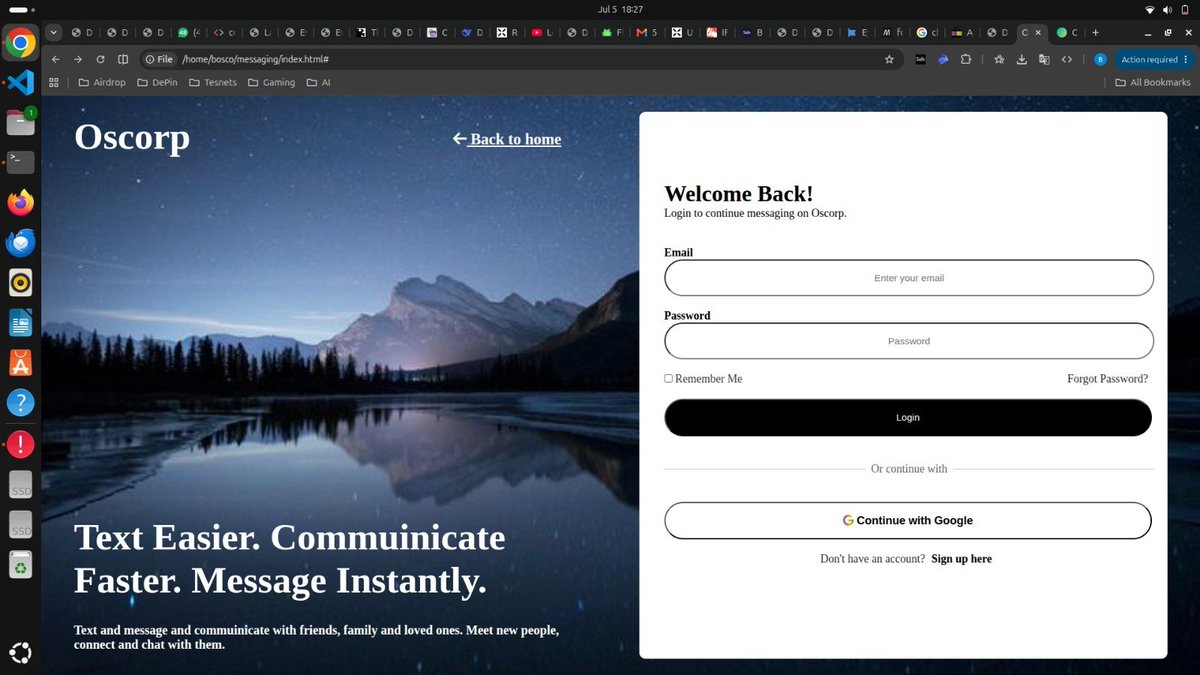 _BOS4N's tweet photo. Inspired by the new Spidey film🕷️ OSCORP!!🕸️
This is Day 2 of #200DaysOfCode with @BlockfuseLabs is a go. 🚀
Keeping the momentum alive. Daily code, public progress, and building consistent habits over perfection.
Following along! Let's keep pushing each other forward. https://t.co/z9tGfxZlJO