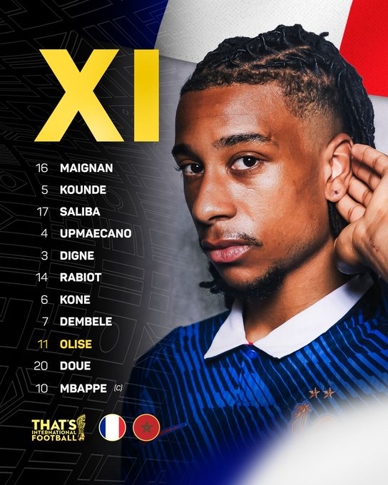Utdbruno8f's tweet photo. Quarter Final: France 🇫🇷vs Morocco 🇲🇦, Boston Stadium

Pre-Match Tactical Analysis

The first quarter-final promises to be a fascinating tactical battle. Morocco 🇲🇦 will rely on their compact defensive shape, quick transitions, and fighting spirit, while France 🇫🇷 will look to dominate with pace, movement, and clinical finishing through their dangerous attack.

If Morocco🇲🇦 can frustrate France🇫🇷 early, they have every chance of causing another upset. But if France🇫🇷 finds space in the final third, their firepower could prove too much. Expect a tense, high-quality encounter where tactical discipline will be just as important as individual brilliance.