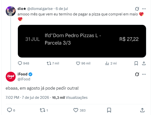 pamcosta21's tweet photo. Mano do céu!!! o @iFood tirando onda com a cara do brasileiro enquanto o cidadão tá quebrado por conta do governo Lula. 

EM OUTUBRO É FORA LULA! https://t.co/bAnR8dDjfB
