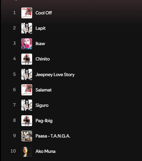 beeyonceknight's tweet photo. This is highkey a top 5 discography in all of OPM. https://t.co/5Hnzfh3lGK