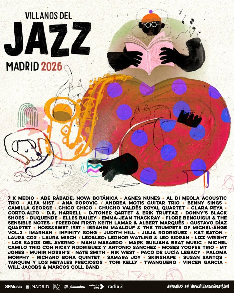 MontravadPro's tweet photo. Abe Rábade presenta en Madrid Nova Botánica, su último trabajo, dentro de la programación de Villanos del Jazz Madrid 2026.

 Entradas disponibles aquí: https://t.co/mAAOWqmBNS

#AbeRábade #Jazz #Madrid https://t.co/LD95OOtfPy