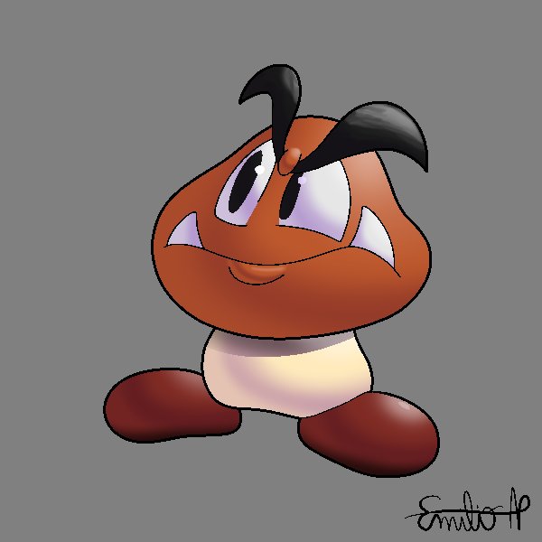 Egnart04's tweet photo. Something something, not watching The Super Mario Bros. Super Show.

#goomba #supermario #nintendo #fanart #digitalart https://t.co/b5WmddRCOr