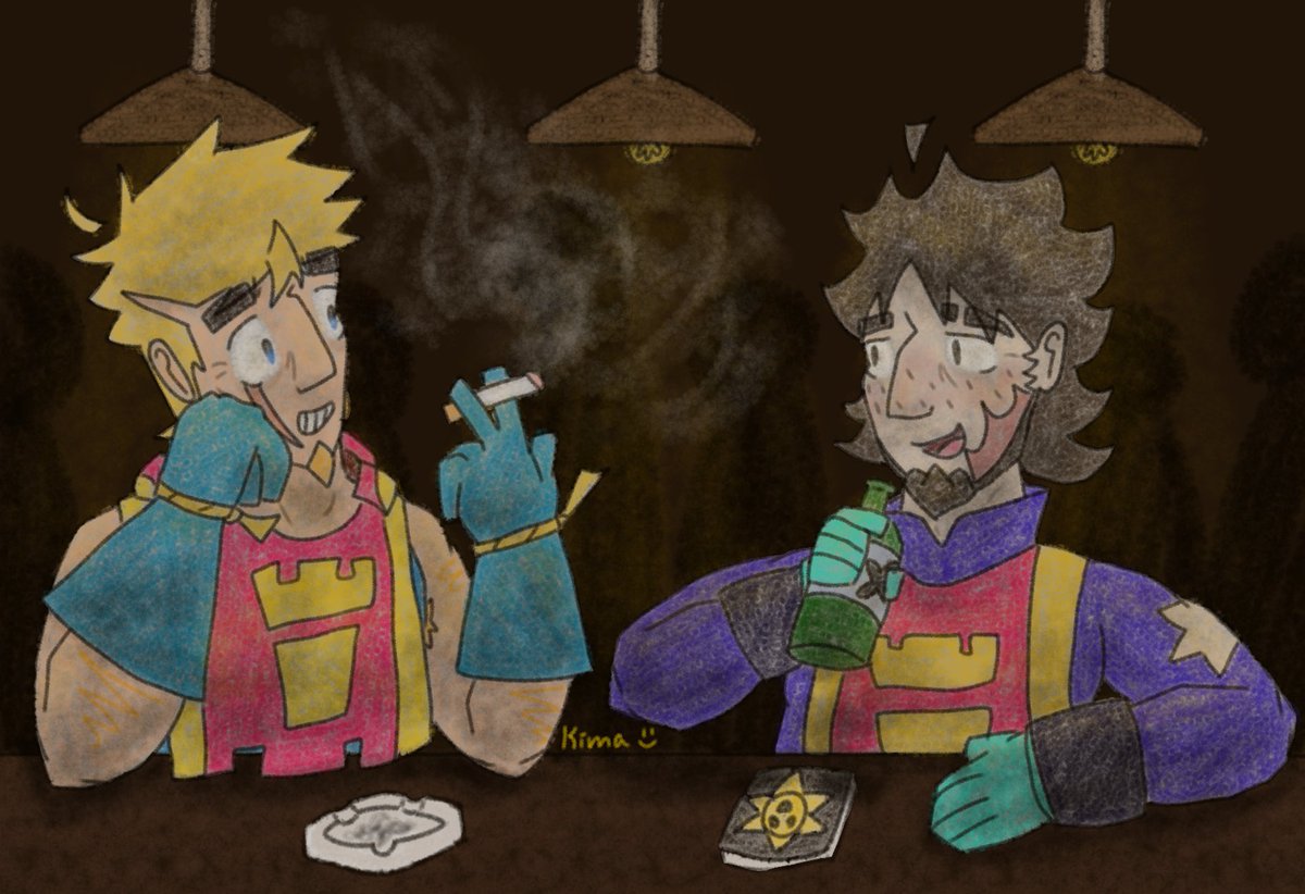 DailyAshGrom's tweet photo. Day 13

At the bar

I personally see Grom as a smoker and Ash as a drinker, but that's just my point of view https://t.co/GHxYJ3KrFD
