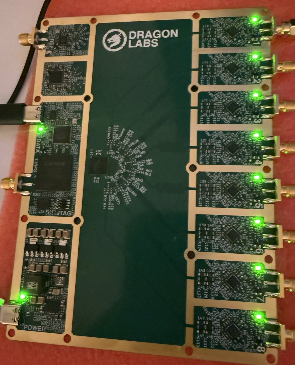 merlinplease's tweet photo. Just a man and his coherent 8 channel SDR (@DragonLabsLtd  CR-8) https://t.co/gsvT4j8nab