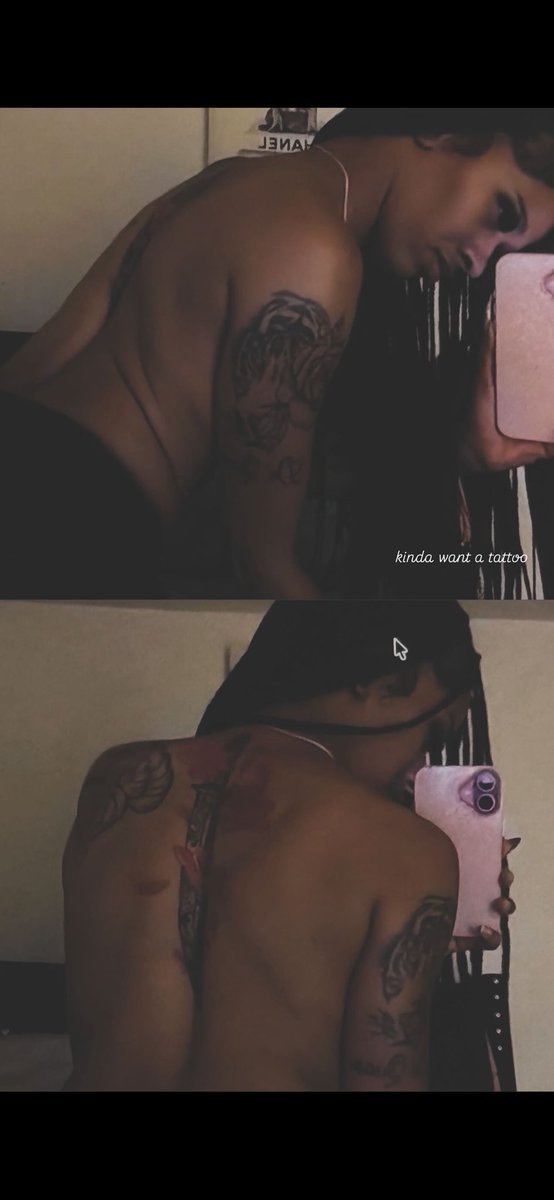 suckmypearls_'s tweet photo. I love my back tattoo https://t.co/KWuKsNZbFO