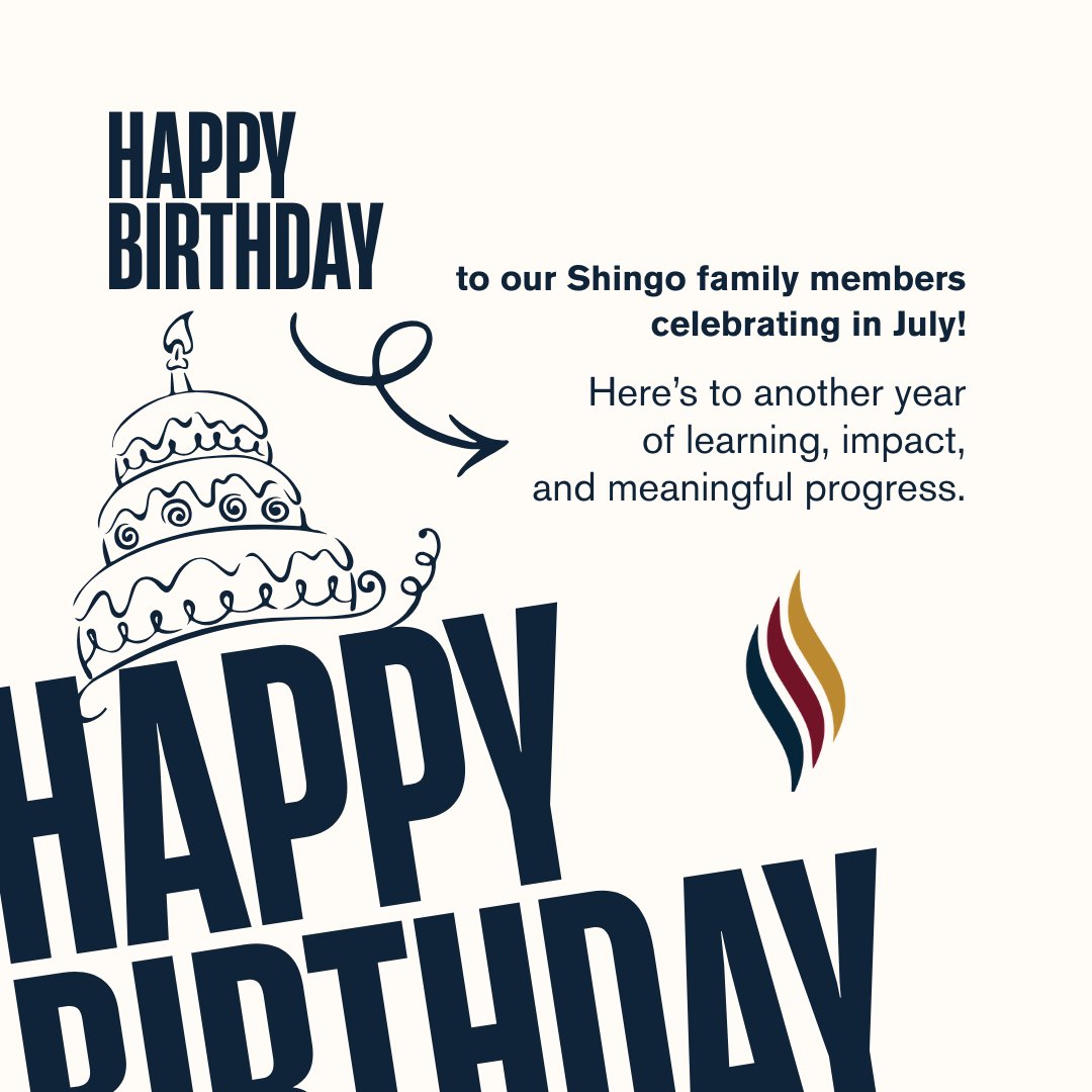 ShingoPrize's tweet photo. 🎉 Happy Birthday to our July celebrants!
Wishing you a year of joy, success, and continuous growth—because improvement is worth celebrating, too. 🎂✨
#JulyBirthdays #HappyBirthday #ContinuousImprovement #TeamSuccess #GrowingTogether #ShingoInstitute https://t.co/FFj6OweyMF