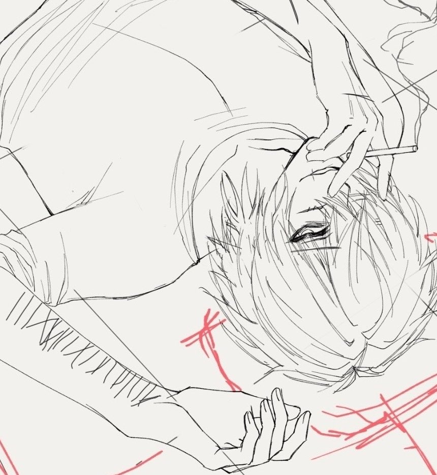 chouxcide's tweet photo. sketching #スロダメ #slowdamage https://t.co/dZNs4mYpRI