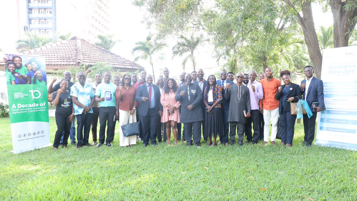 kicghana's tweet photo. Collaboration drives lasting impact.

KIC and the Rabo Foundation launched the Business Booster Program with key stakeholders, reinforcing a shared commitment to strengthening Ghana's Agri-SMEs in Ghana.
#StakeholderEngagement #Agribusiness #KIC #RaboFoundation https://t.co/TUybEuU3xA