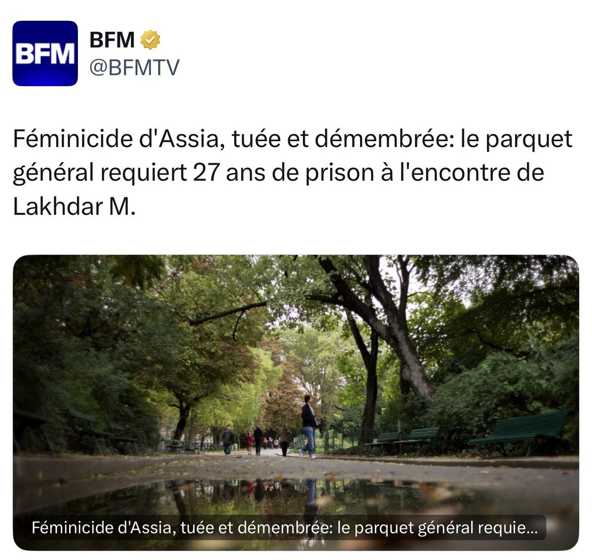 CordierAlice2's tweet photo. Pourquoi pas 30 ans ?

Il l’a tuée par étranglement. 
L’a démembrée à la scie.
A jeté les morceaux de son cadavre emballés dans des sacs-poubelle.

Il faut faire quoi pour prendre le max je comprends pas ? https://t.co/gjcWqZZT8W