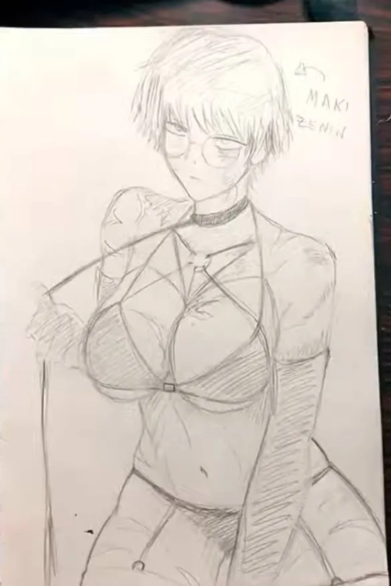 Bigdickbaiter's tweet photo. i did a draw #makizenin #r34 #drawingㅤㅤ https://t.co/DkQPSl1wse
