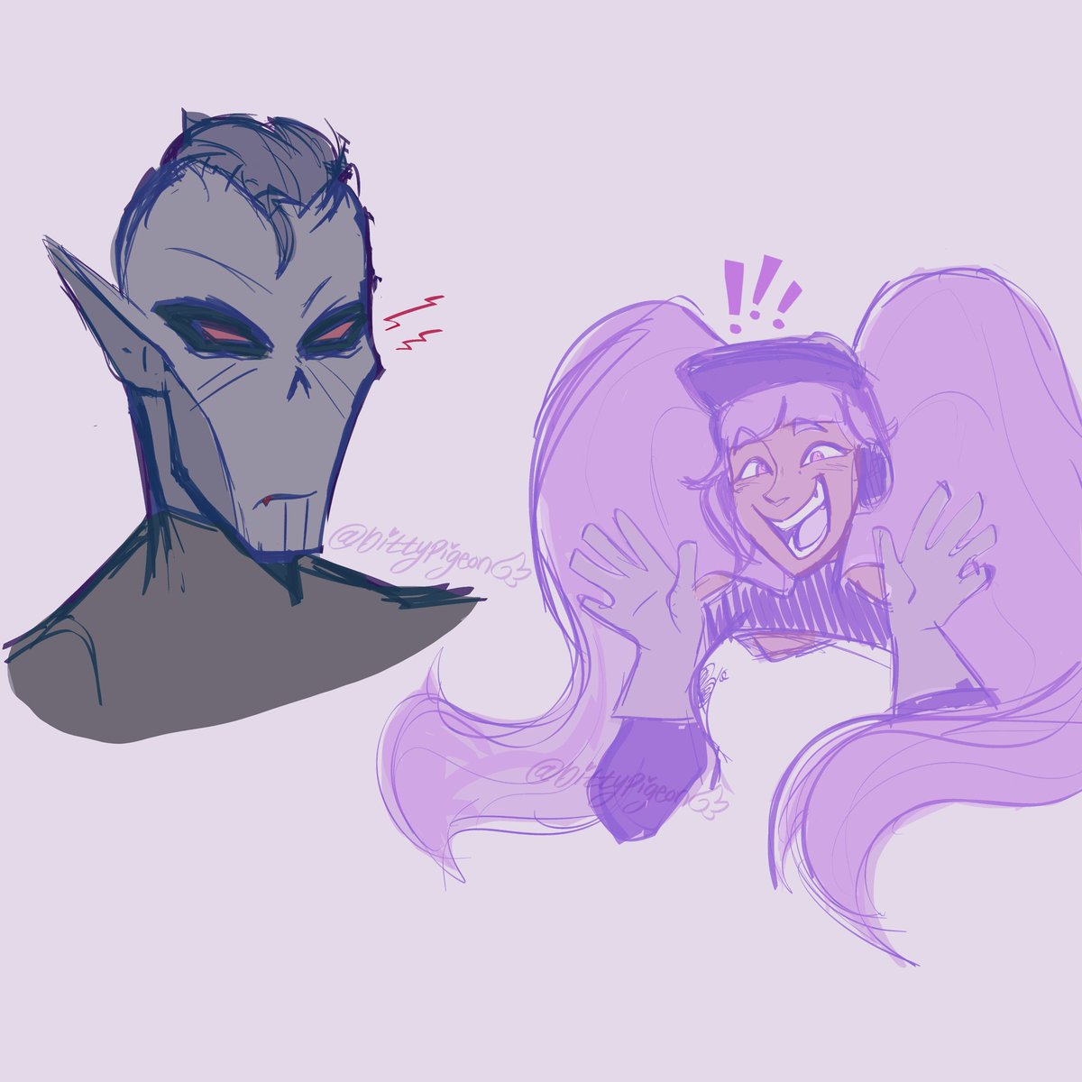 bittypigeon's tweet photo. They lowk give Jessica and Roger Rabbit #Hordak #Entrapta #Shera #spop https://t.co/1oNR0ZQPYr