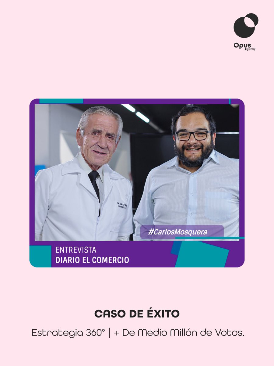 opusagencyec's tweet photo. El éxito del Dr. Carlos Mosquera no es casualidad; es el resultado de una Arquitectura de Poder diseñada milimétricamente. En Opus Agency, no solo gestionamos comunicaciones, gobernamos la agenda nacional.

📲 WhatsApp: 0987114083

#MarketingPolitico #EstrategiaElectoral #Ibarra https://t.co/Z3a5dPxg1w