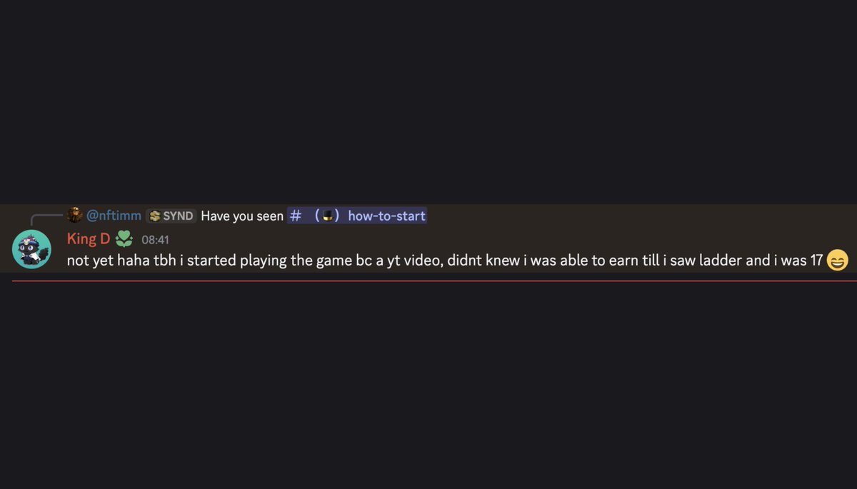 nftimm's tweet photo. And this is EXACTLY what we wanted to achieve.

A game that is actually fun, and so easy to onboard, that you don't even realise you can earn from it until you spot yourself with $ reward in the leaderboard.

If you haven't already heard about @SyndicateGameHQ - you will.