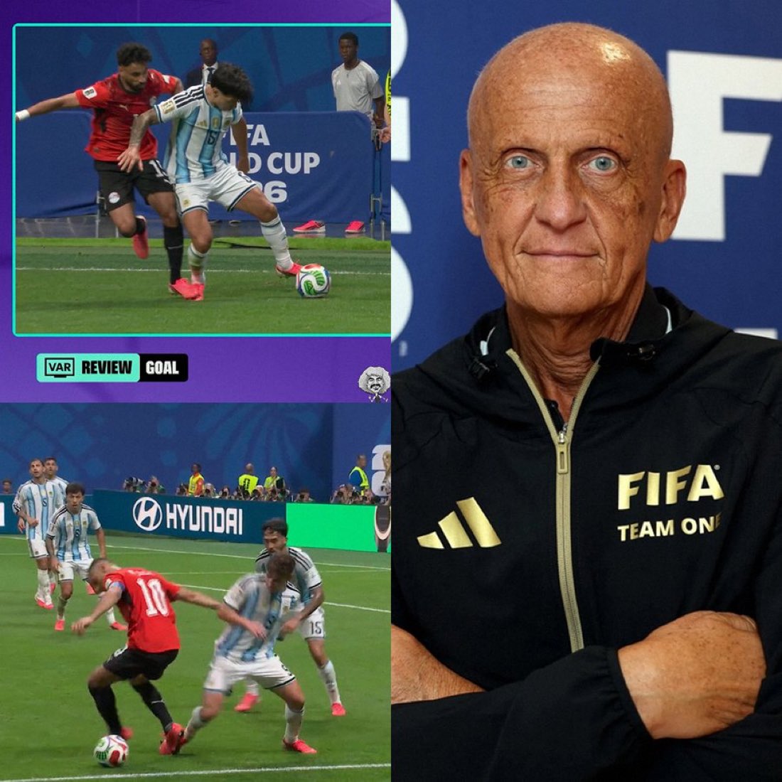 gorgeous4ew's tweet photo. بيرلويجي كولينا - رئيس لجنة الحكام في FIFA عن الحالات الجدلية في مباراة الأرجنتين و مصر:

• لاعب مصر مروان عطية دعس قدم لاعب الأرجنتين مروان عطية ، وكانت مخالفة واضحة وقرار إلغاء هدف صحيح.

• احتكاك جوليان ألفاريز و محمد صلاح في منطقة الجزاء احتكاك طبيعي في كرة القدم ولا يوجد ركلة جزاء.