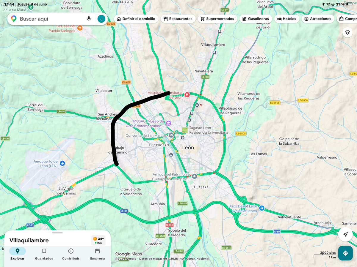 RuralxData's tweet photo. 3 ciudades que no se entiende que tengan una circunvalación en condiciones: León, Salamanca y Córdoba https://t.co/BaXFFaU2kO