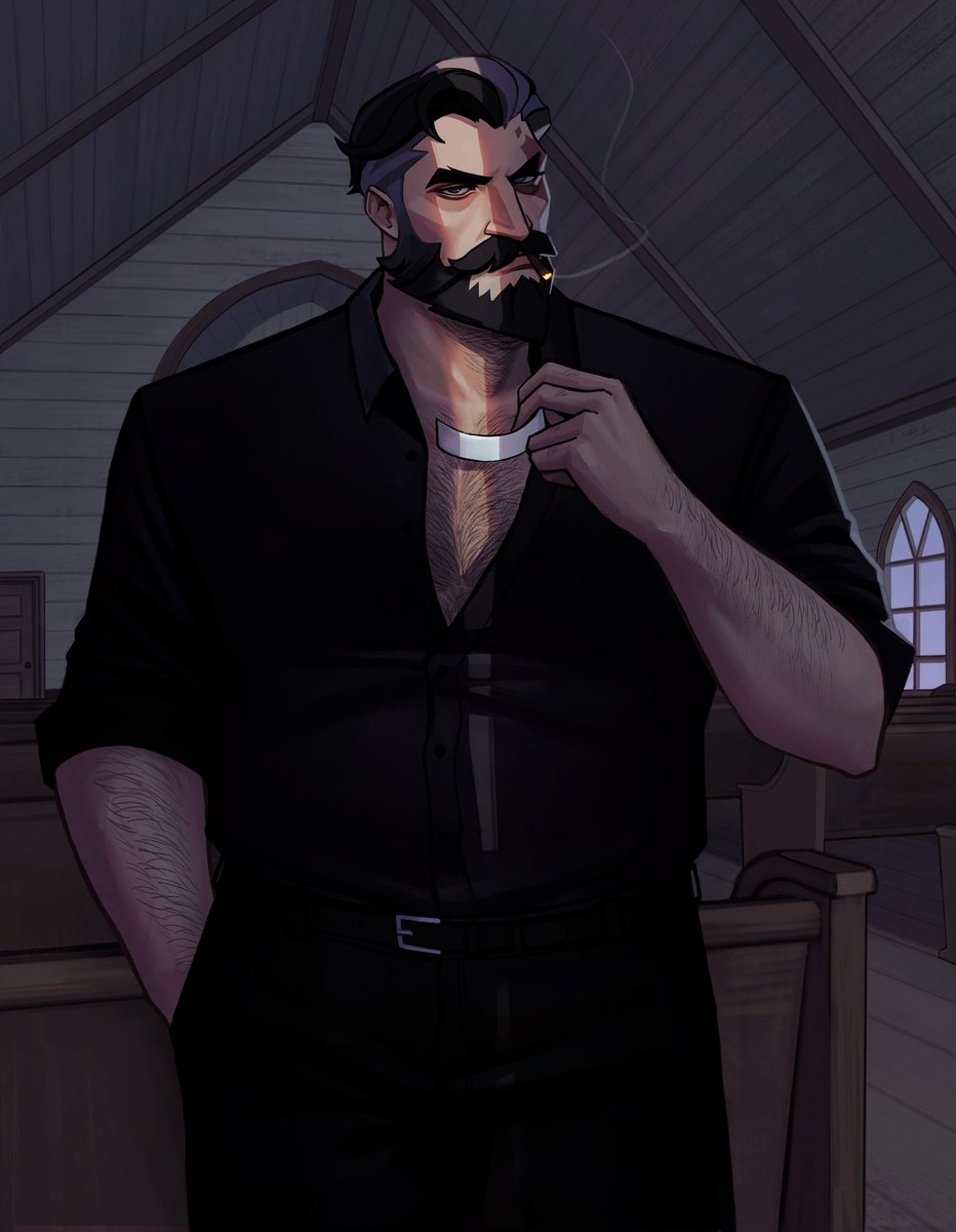godsbitten_'s tweet photo. No sermon today, Father?
#deadlock #venator https://t.co/w1cGGTmIXk
