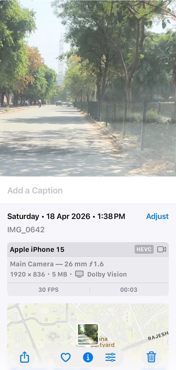 SethiRuchikaT's tweet photo. Sometimes, contemporaneous evidence tells the story better than words ever can.

These videos were never meant to document the road itself.

I had recorded them in April’2026  to document another civic issue- the construction sand left on Nirvana Central Road during the Ward 15 median grill works, which caused prolonged dust pollution. Those complaints were taken up with CPCB, which subsequently led to directions being issued to HSPCB.

Only later did I realise the videos had also captured something equally important: Nirvana Central Road in a perfectly serviceable condition on 18 and 21 April, before its bituminous surface was removed early May’2026. 

The videos that follow document what happened thereafter: nearly two months of a ripped-open road, dust pollution, exposed bitumen, potholes, stagnant water, several Espace families suffering due to  dumped bitumen on the service lane and resurfacing commencing only after the arrival of the monsoon on 7th of July 2026 !! 

Bizarre and brazen these two words perhaps explain best what happened 

The chronology raises a simple question: if there was no realistic plan to complete the work before the rains, why was a perfectly serviceable road milled in the first place? Why make public SUFFER? 

📍18 April : 28.41160° N, 77.06730° E
📍4 July:  28.41300° N, 77.06720° E

@PradeepIAS_HR @pcmeenaIAS @MunCorpGurugram @ulbharyana @DC_Gurugram @bhartiharsana9 : await your action 

 #FromNoDustToDust 
#TheChronologySpeaks #DontMakePublicSuffer #PublicAccountability #RoadSafety #Gurugram

@csharyana @cmohry @CAQM_Official @CPCB_OFFICIAL 

For the record, tagging the journalists who have reported on this issue:
@JournalistKris2 @scribe_anjali @MihikaShahh @TOIGurgaon @HTGurgaon @htTweets