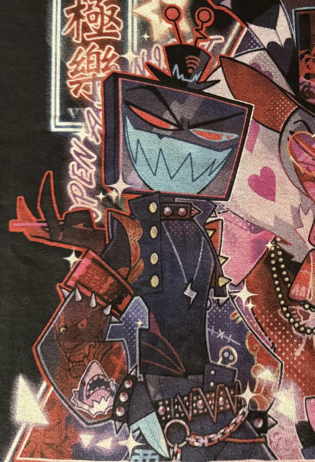 voxsimps's tweet photo. the problem with the vox human reveal is that every time i see him in a cool outfit as vox, all i can picture is this fucking weather boy dweeb https://t.co/8Kc83oGtLe
