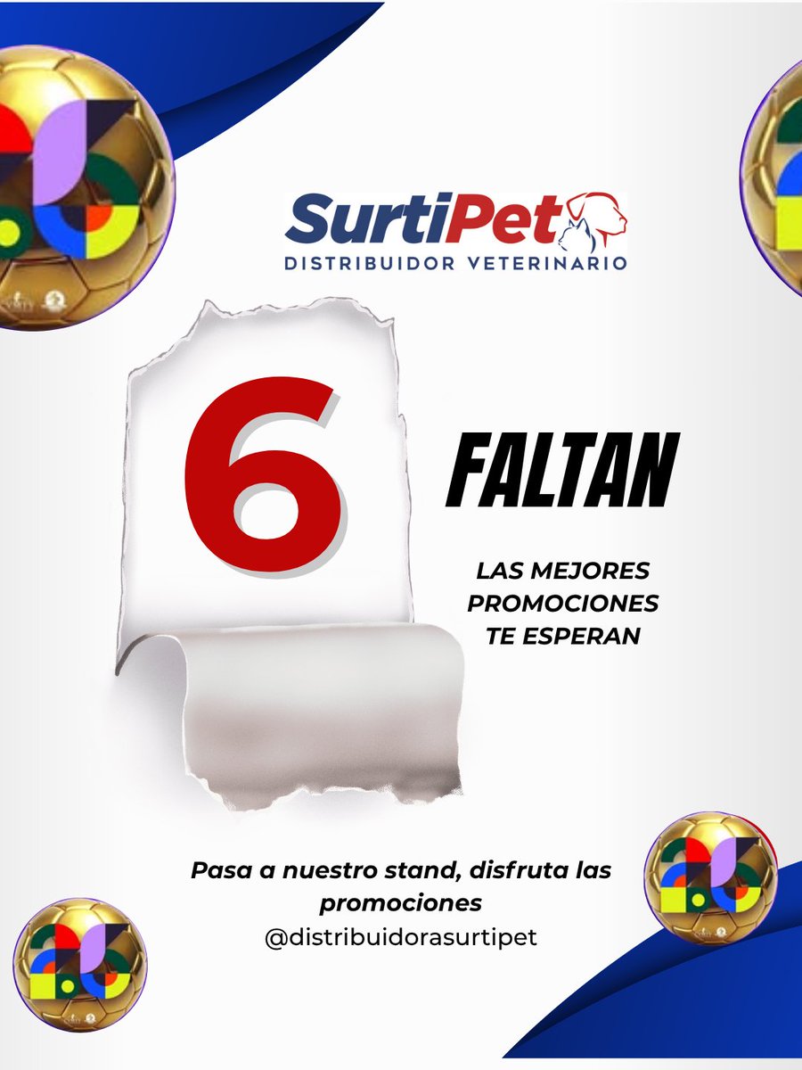 surtipet's tweet photo. Faltan 6 días para que de incio el @congvetmty 2026
¡¡Te esperamos!! 
#distribuidorsurtipet #surtipet #petsupplies #nuevoleón https://t.co/aOerdgpUKt