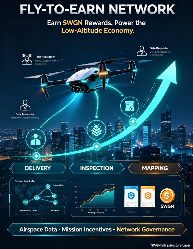 SWGN_official's tweet photo. Fly-to-Earn with SWGN https://t.co/b58KmWykDm