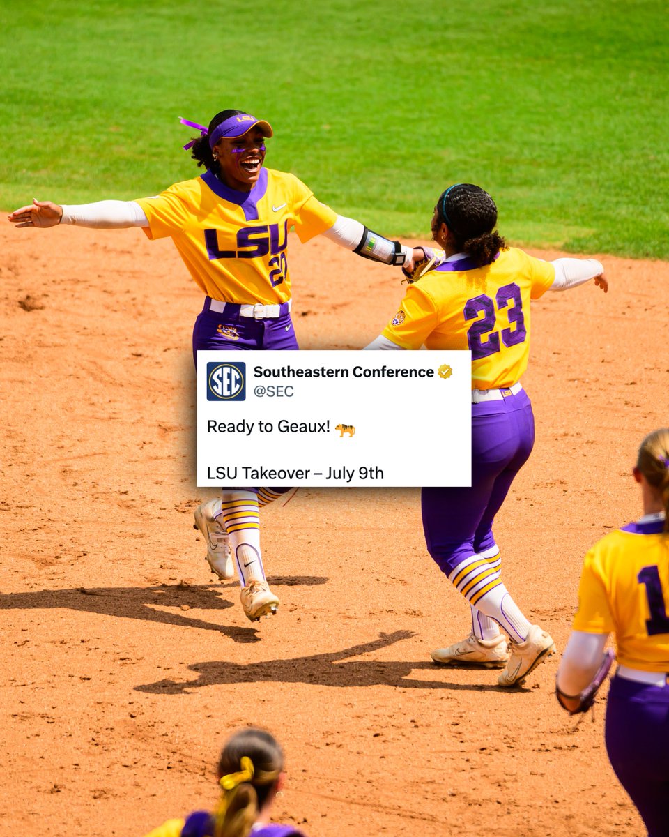 LSU Softball tweet media