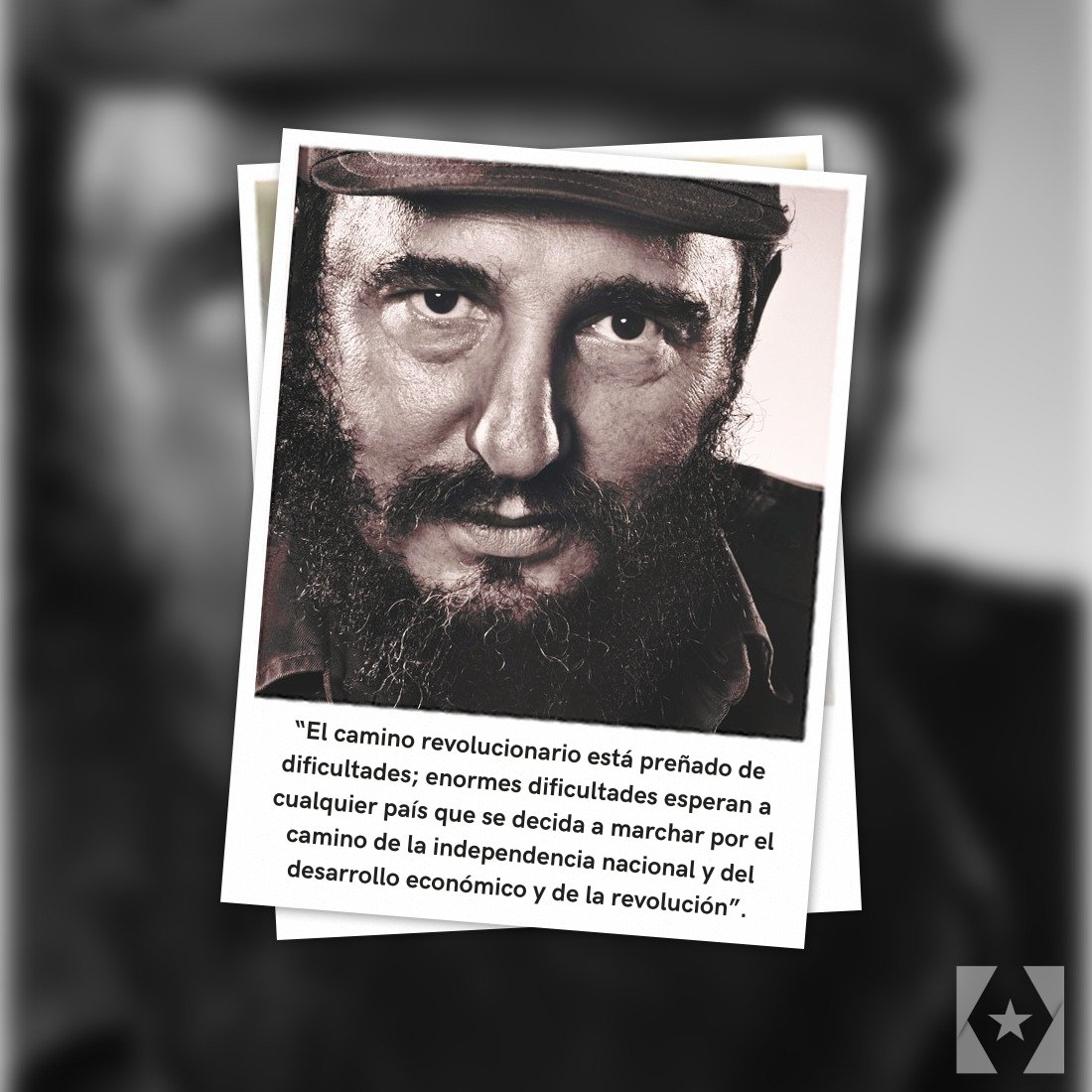 FSoldadodeIdeas's tweet photo. 🎙️#FidelCastro: “El camino revolucionario está preñado de dificultades; enormes dificultades esperan a cualquier país que se decida a marchar por el camino de la independencia nacional y del desarrollo económico y de la revolución”.

https://t.co/tmKApfuF0Q
#100AñosConFidel https://t.co/Ec1KGVMs4y