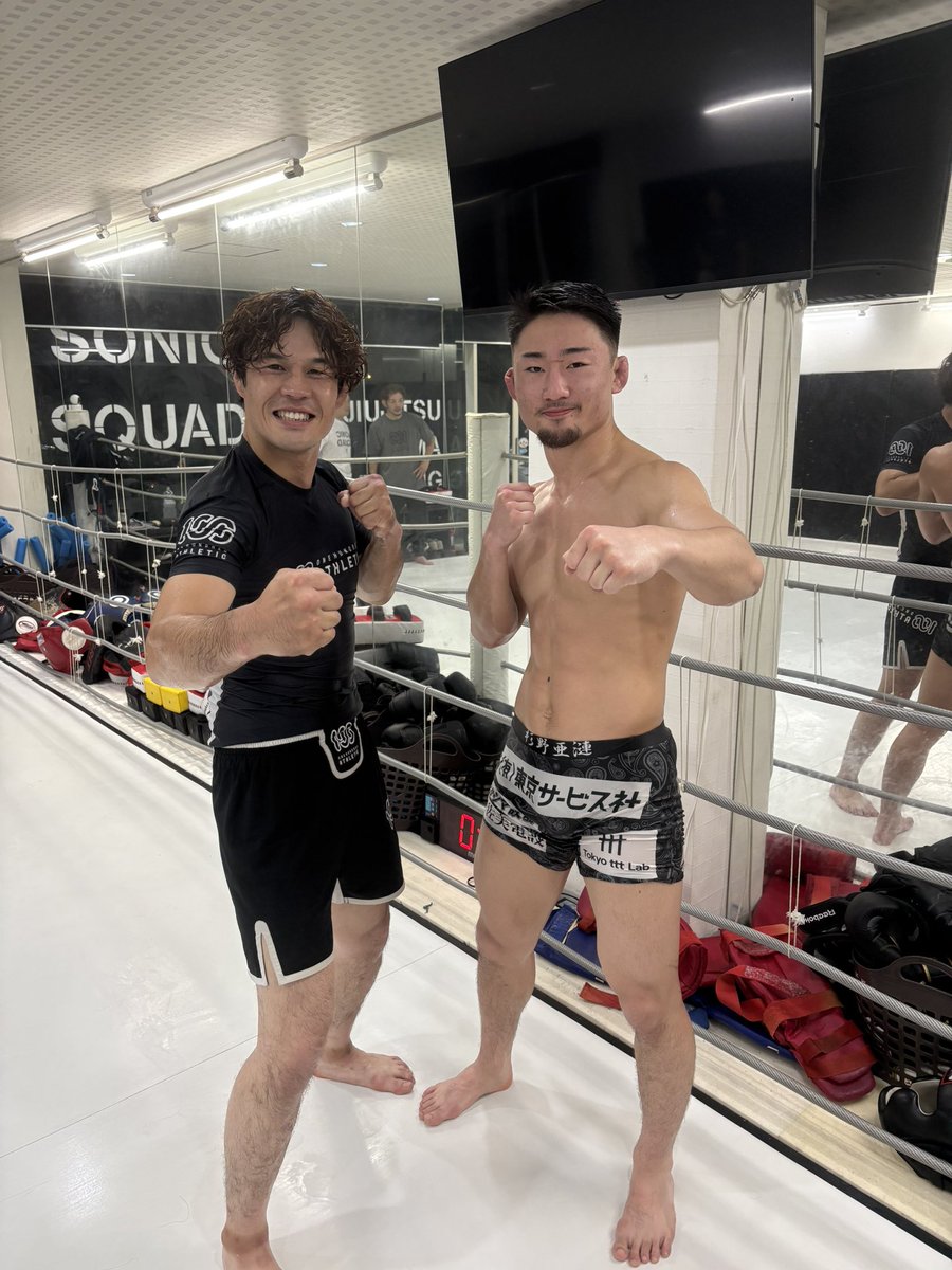 allensugino1327's tweet photo. 同じ日試合の関さんと！🔥

ありがとうございました！🙏

@SONICSQUAD2 @tetsu1oo https://t.co/iLYBWVIaTl